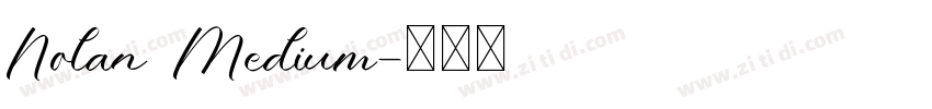 Nolan Medium字体转换